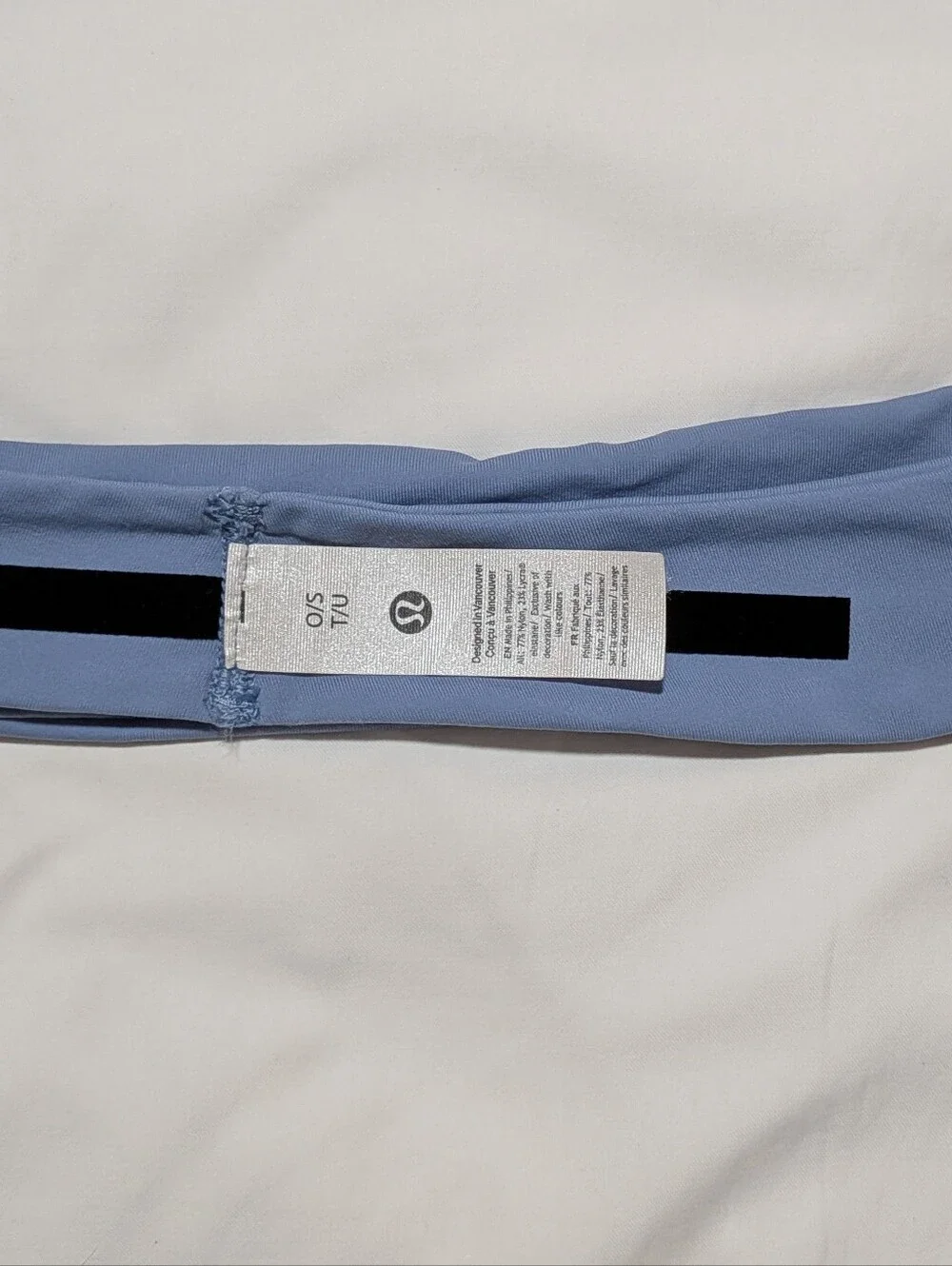 lululemon athletica blue headband